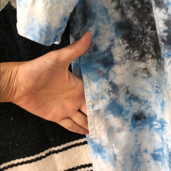 Raquel Allegra Tie-dye Cotton Tunic Dress - Picture 4 of 7